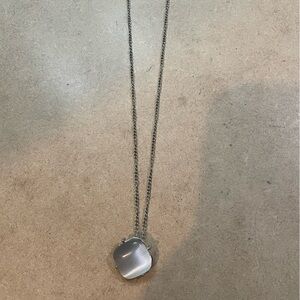 White shiny necklace